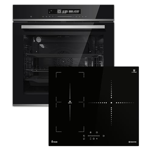 Autarkes Herdset: 60cm Einbaubackofen EB8017ED + 59cm Induktionskochfeld IND5903SP | Katalyse | Pizzafunktion | Grill | Umluft | Heißluft | Automatik-Timer | SET8017IND593SP Autarkes Herdset: 60cm Einbaubackofen EB8017ED + 59cm Induktionskochfeld IND5903SP | Katalyse | Pizzafunktion | Grill | Umluft | Heißluft | Automatik-Timer | SET8017IND593SP von KKT KOLBE