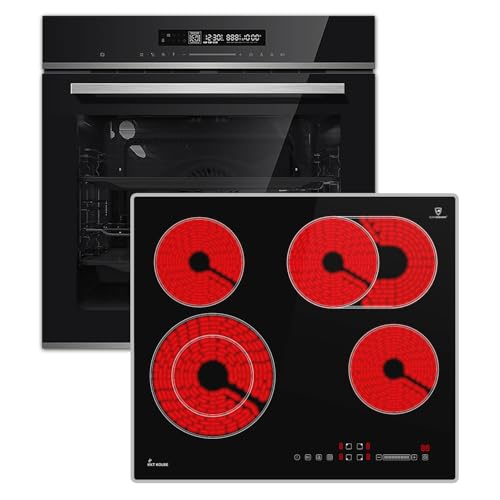 Autarkes Herdset: 60cm Einbaubackofen EB8017ED + 59cm Kochfeld CH5901AL | Katalyse | Pizzafunktion | Grill | Umluft | Heißluft | Automatik-Timer | 2-fach Wärmeschutzverglasung | SET8017CH59AL Autarkes Herdset: 60cm Einbaubackofen EB8017ED + 59cm Kochfeld CH5901AL | Katalyse | Pizzafunktion | Grill | Umluft | Heißluft | Automatik-Timer | 2-fach Wärmeschutzverglasung | SET8017CH59AL von KKT KOLBE