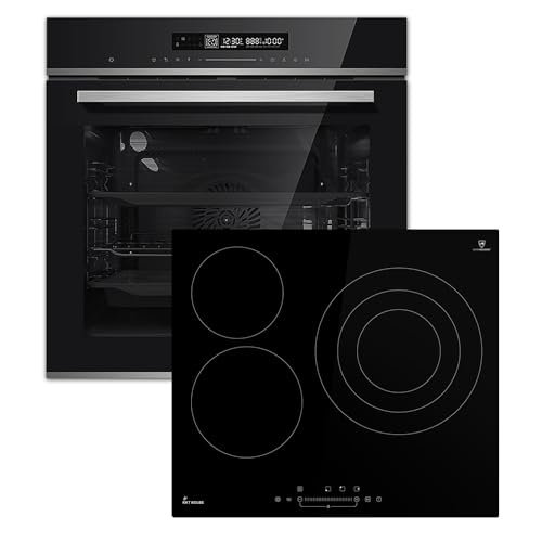 Autarkes Herdset: 60cm Einbaubackofen EB8017ED + 59cm Kochfeld KF5903SP | Katalyse | Pizzafunktion | Grill | Umluft | Heißluft | Automatik-Timer | 2-fach Wärmeschutzverglasung | SET8017KF593SP Autarkes Herdset: 60cm Einbaubackofen EB8017ED + 59cm Kochfeld KF5903SP | Katalyse | Pizzafunktion | Grill | Umluft | Heißluft | Automatik-Timer | 2-fach Wärmeschutzverglasung | SET8017KF593SP von KKT KOLBE