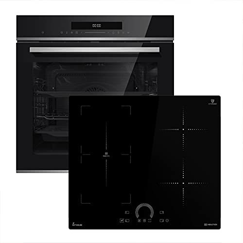 Autarkes Herdset: 60cm Einbaubackofen EB8019EDP + 59cm Induktionskochfeld IH85901FZ | Pyrolyse | Pizzafunktion | Grill | Umluft | Heißluft | Teleskopauszüge | Automatik-Timer | SET8019IH592FZ Autarkes Herdset: 60cm Einbaubackofen EB8019EDP + 59cm Induktionskochfeld IH85901FZ | Pyrolyse | Pizzafunktion | Grill | Umluft | Heißluft | Teleskopauszüge | Automatik-Timer | SET8019IH592FZ von KKT KOLBE