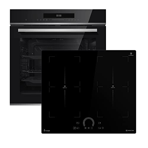 Autarkes Herdset: 60cm Einbaubackofen EB8019EDP + 59cm Induktionskochfeld IH85904FZ | Pyrolyse | Pizzafunktion | Grill | Umluft | Heißluft | Teleskopauszüge | Automatik-Timer | SET8019IH594FZ Autarkes Herdset: 60cm Einbaubackofen EB8019EDP + 59cm Induktionskochfeld IH85904FZ | Pyrolyse | Pizzafunktion | Grill | Umluft | Heißluft | Teleskopauszüge | Automatik-Timer | SET8019IH594FZ von KKT KOLBE