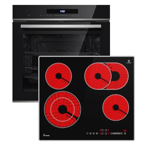 Autarkes Herdset: 60cm Einbaubackofen EB8019EDP + 59cm Kochfeld CH5901AL | Pyrolyse | Pizzafunktion | Grill | Umluft | Heißluft | Teleskopauszüge | Automatik-Timer | SET8019CH59AL Autarkes Herdset: 60cm Einbaubackofen EB8019EDP + 59cm Kochfeld CH5901AL | Pyrolyse | Pizzafunktion | Grill | Umluft | Heißluft | Teleskopauszüge | Automatik-Timer | SET8019CH59AL von KKT KOLBE