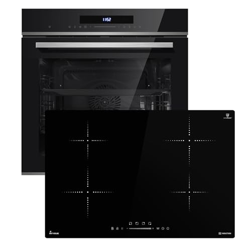Autarkes Herdset: 60cm Einbaubackofen EB8019EDP + 77cm Induktionskochfeld IH87704RL | Pyrolyse | Pizzafunktion | Grill | Umluft | Heißluft | Teleskopauszüge | Automatik-Timer | SET8019IH877RL Autarkes Herdset: 60cm Einbaubackofen EB8019EDP + 77cm Induktionskochfeld IH87704RL | Pyrolyse | Pizzafunktion | Grill | Umluft | Heißluft | Teleskopauszüge | Automatik-Timer | SET8019IH877RL von KKT KOLBE