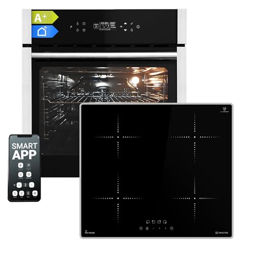 Autarkes Herdset: 60cm Einbaubackofen EB8313HC + 59cm Induktionskochfeld IH85900ED | Pizzafunktion | Grill | Umluft | Heißluft | Automatik-Timer | 2-fach Wärmeschutzverglasung | SET8313HCIH859ED Autarkes Herdset: 60cm Einbaubackofen EB8313HC + 59cm Induktionskochfeld IH85900ED | Pizzafunktion | Grill | Umluft | Heißluft | Automatik-Timer | 2-fach Wärmeschutzverglasung | SET8313HCIH859ED von KKT KOLBE
