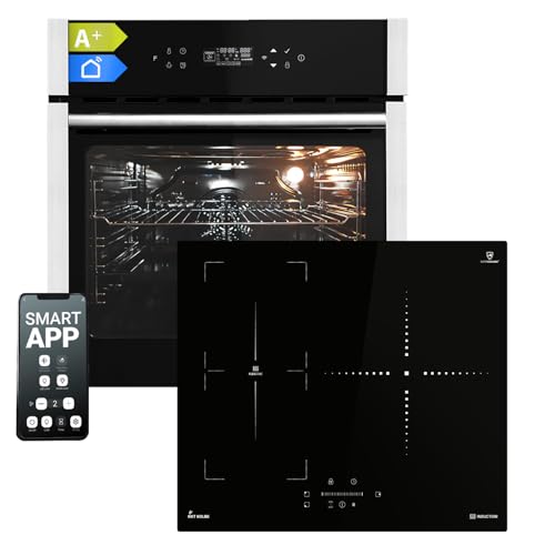 Autarkes Herdset: 60cm Einbaubackofen EB8313HC + 59cm Induktionskochfeld IND5903SP | Pizzafunktion | Grill | Umluft | Heißluft | Automatik-Timer | 2-fach Wärmeschutzverglasung | SET8313HCIND593SP Autarkes Herdset: 60cm Einbaubackofen EB8313HC + 59cm Induktionskochfeld IND5903SP | Pizzafunktion | Grill | Umluft | Heißluft | Automatik-Timer | 2-fach Wärmeschutzverglasung | SET8313HCIND593SP von KKT KOLBE