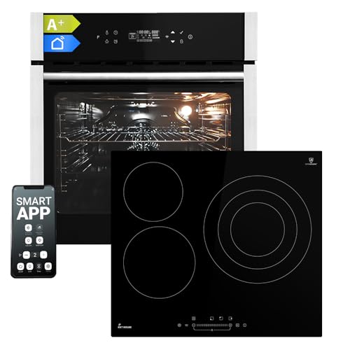 Autarkes Herdset: 60cm Einbaubackofen EB8313HC + 59cm Kochfeld KF5903SP | Pizzafunktion | Grill | Umluft | Heißluft | Automatik-Timer | 2-fach Wärmeschutzverglasung | SET8313HCKF593SP Autarkes Herdset: 60cm Einbaubackofen EB8313HC + 59cm Kochfeld KF5903SP | Pizzafunktion | Grill | Umluft | Heißluft | Automatik-Timer | 2-fach Wärmeschutzverglasung | SET8313HCKF593SP von KKT KOLBE