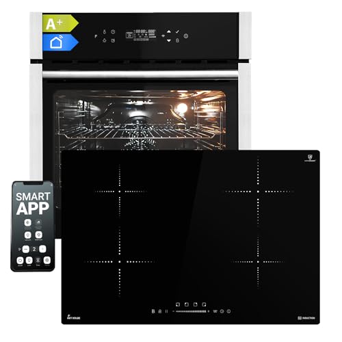Autarkes Herdset: 60cm Einbaubackofen EB8313HC + 77cm Induktionskochfeld IH87704RL | Pizzafunktion | Grill | Umluft | Heißluft | Automatik-Timer | 2-fach Wärmeschutzverglasung | SET8313HCIH877RL Autarkes Herdset: 60cm Einbaubackofen EB8313HC + 77cm Induktionskochfeld IH87704RL | Pizzafunktion | Grill | Umluft | Heißluft | Automatik-Timer | 2-fach Wärmeschutzverglasung | SET8313HCIH877RL von KKT KOLBE