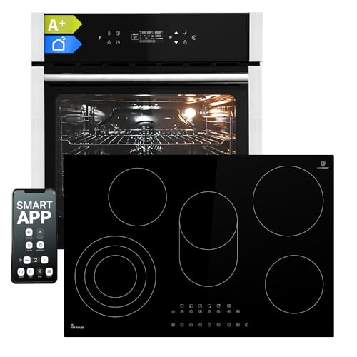 Autarkes Herdset: 60cm Einbaubackofen EB8313HC + 77cm Kochfeld KK7705RL | Pizzafunktion | Grill | Umluft | Heißluft | Automatik-Timer | 2-fach Wärmeschutzverglasung | Kindersicherung | SET8313HCKK77RL Autarkes Herdset: 60cm Einbaubackofen EB8313HC + 77cm Kochfeld KK7705RL | Pizzafunktion | Grill | Umluft | Heißluft | Automatik-Timer | 2-fach Wärmeschutzverglasung | Kindersicherung | SET8313HCKK77RL von KKT KOLBE