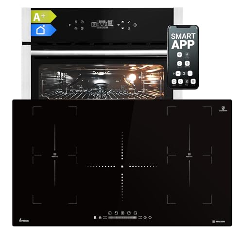 Autarkes Herdset: 60cm Einbaubackofen EB8313HC + 90cm Induktionskochfeld IH89005FZ | Pizzafunktion | Grill | Umluft | Heißluft | Automatik-Timer | 2-fach Wärmeschutzverglasung | SET8313HCIH890FZ Autarkes Herdset: 60cm Einbaubackofen EB8313HC + 90cm Induktionskochfeld IH89005FZ | Pizzafunktion | Grill | Umluft | Heißluft | Automatik-Timer | 2-fach Wärmeschutzverglasung | SET8313HCIH890FZ von KKT KOLBE