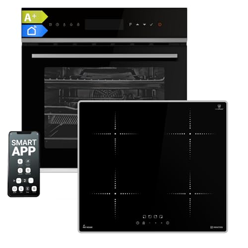 Autarkes Herdset: 60cm Einbaubackofen EB8317HC + 59cm Induktionskochfeld IH85900ED | Drehspieß | Pizzafunktion | Grill | Umluft | Heißluft | Automatik-Timer | SET8317HCIH859ED Autarkes Herdset: 60cm Einbaubackofen EB8317HC + 59cm Induktionskochfeld IH85900ED | Drehspieß | Pizzafunktion | Grill | Umluft | Heißluft | Automatik-Timer | SET8317HCIH859ED von KKT KOLBE