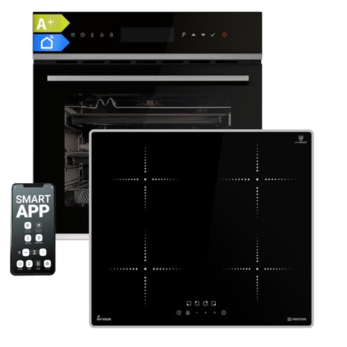 Autarkes Herdset: 60cm Einbaubackofen EB8317HC + 59cm Induktionskochfeld IH85900ED | Drehspieß | Pizzafunktion | Grill | Umluft | Heißluft | Automatik-Timer | SET8317HCIH859ED Autarkes Herdset: 60cm Einbaubackofen EB8317HC + 59cm Induktionskochfeld IH85900ED | Drehspieß | Pizzafunktion | Grill | Umluft | Heißluft | Automatik-Timer | SET8317HCIH859ED von KKT KOLBE