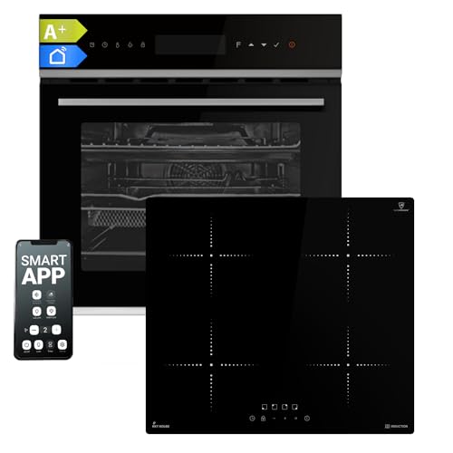 Autarkes Herdset: 60cm Einbaubackofen EB8317HC + 59cm Induktionskochfeld IH85900RL | Drehspieß | Pizzafunktion | Grill | Umluft | Heißluft | Automatik-Timer | SET8317HCIH859RL Autarkes Herdset: 60cm Einbaubackofen EB8317HC + 59cm Induktionskochfeld IH85900RL | Drehspieß | Pizzafunktion | Grill | Umluft | Heißluft | Automatik-Timer | SET8317HCIH859RL von KKT KOLBE