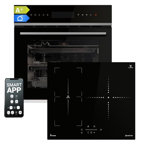 Autarkes Herdset: 60cm Einbaubackofen EB8317HC + 59cm Induktionskochfeld IND5903SP | Drehspieß | Pizzafunktion | Grill | Umluft | Heißluft | Automatik-Timer | SET8317HCIND593SP Autarkes Herdset: 60cm Einbaubackofen EB8317HC + 59cm Induktionskochfeld IND5903SP | Drehspieß | Pizzafunktion | Grill | Umluft | Heißluft | Automatik-Timer | SET8317HCIND593SP von KKT KOLBE
