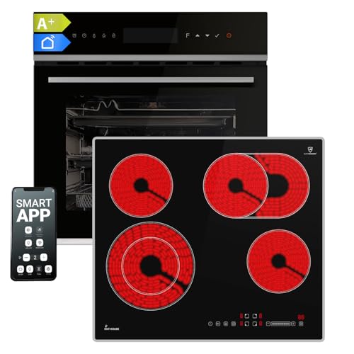 Autarkes Herdset: 60cm Einbaubackofen EB8317HC + 59cm Kochfeld CH5901AL | Drehspieß | Pizzafunktion | Grill | Umluft | Heißluft | Automatik-Timer | 2-fach Wärmeschutzverglasung | SET8317HCCH59AL Autarkes Herdset: 60cm Einbaubackofen EB8317HC + 59cm Kochfeld CH5901AL | Drehspieß | Pizzafunktion | Grill | Umluft | Heißluft | Automatik-Timer | 2-fach Wärmeschutzverglasung | SET8317HCCH59AL von KKT KOLBE