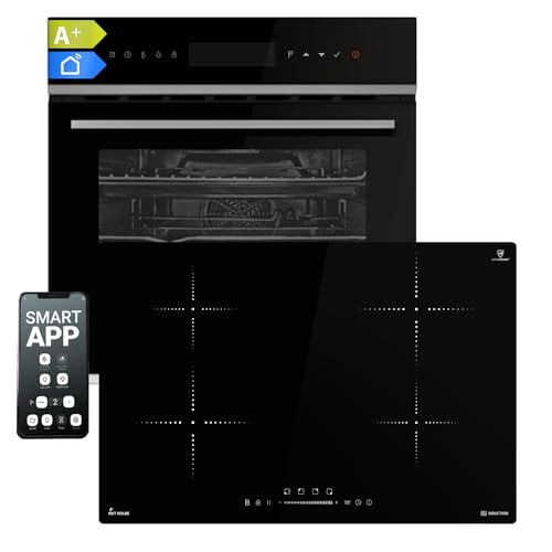 Autarkes Herdset: 60cm Einbaubackofen EB8317HC + 77cm Induktionskochfeld IH87704RL | Drehspieß | Pizzafunktion | Grill | Umluft | Heißluft | Automatik-Timer | SET8317HCIH877RL Autarkes Herdset: 60cm Einbaubackofen EB8317HC + 77cm Induktionskochfeld IH87704RL | Drehspieß | Pizzafunktion | Grill | Umluft | Heißluft | Automatik-Timer | SET8317HCIH877RL von KKT KOLBE
