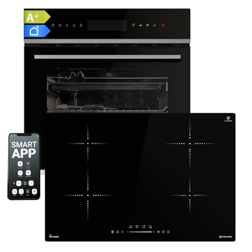 Autarkes Herdset: 60cm Einbaubackofen EB8317HC + 77cm Induktionskochfeld IH87704RL | Drehspieß | Pizzafunktion | Grill | Umluft | Heißluft | Automatik-Timer | SET8317HCIH877RL Autarkes Herdset: 60cm Einbaubackofen EB8317HC + 77cm Induktionskochfeld IH87704RL | Drehspieß | Pizzafunktion | Grill | Umluft | Heißluft | Automatik-Timer | SET8317HCIH877RL von KKT KOLBE