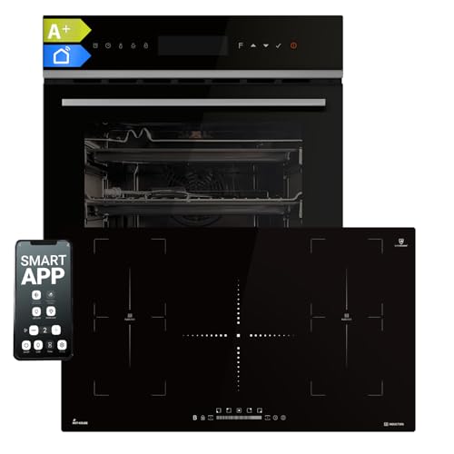 Autarkes Herdset: 60cm Einbaubackofen EB8317HC + 90cm Induktionskochfeld IH89005FZ | Drehspieß | Pizzafunktion | Grill | Umluft | Heißluft | Automatik-Timer | SET8317HCIH890FZ Autarkes Herdset: 60cm Einbaubackofen EB8317HC + 90cm Induktionskochfeld IH89005FZ | Drehspieß | Pizzafunktion | Grill | Umluft | Heißluft | Automatik-Timer | SET8317HCIH890FZ von KKT KOLBE