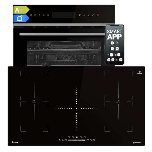 Autarkes Herdset: 60cm Einbaubackofen EB8317HC + 90cm Induktionskochfeld IH89005FZ | Drehspieß | Pizzafunktion | Grill | Umluft | Heißluft | Automatik-Timer | SET8317HCIH890FZ Autarkes Herdset: 60cm Einbaubackofen EB8317HC + 90cm Induktionskochfeld IH89005FZ | Drehspieß | Pizzafunktion | Grill | Umluft | Heißluft | Automatik-Timer | SET8317HCIH890FZ von KKT KOLBE