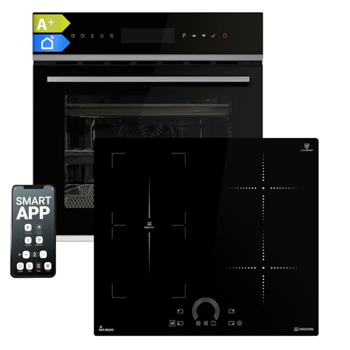 Autarkes Herdset: 60cm Einbaubackofen EB8319PHC + 59cm Induktionskochfeld IH85901FZ | Pizzafunktion | Grill | Umluft | Heißluft | Timer | SET8319PHCIH592FZ Autarkes Herdset: 60cm Einbaubackofen EB8319PHC + 59cm Induktionskochfeld IH85901FZ | Pizzafunktion | Grill | Umluft | Heißluft | Timer | SET8319PHCIH592FZ von KKT KOLBE