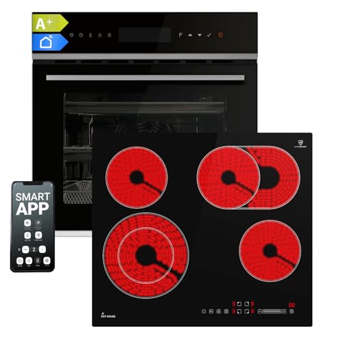 Autarkes Herdset | 60cm Einbaubackofen EB8319PHC | 59cm Kochfeld CH5901RL | Pyrolyse | Pizzafunktion | Grill | Umluft | Heißluft | Automatik-Timer | 4-fach Wärmeschutzverglasung | SET8319PHCCH59RL Autarkes Herdset | 60cm Einbaubackofen EB8319PHC | 59cm Kochfeld CH5901RL | Pyrolyse | Pizzafunktion | Grill | Umluft | Heißluft | Automatik-Timer | 4-fach Wärmeschutzverglasung | SET8319PHCCH59RL von KKT KOLBE