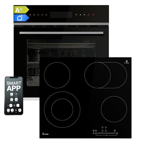 Autarkes Herdset: 60cm Einbaubackofen EB8319PHC + 59cm Kochfeld KK590RL Pizzafunktion | Grill | Umluft | Heißluft | Timer | SET8319PHCKK59RL Autarkes Herdset: 60cm Einbaubackofen EB8319PHC + 59cm Kochfeld KK590RL Pizzafunktion | Grill | Umluft | Heißluft | Timer | SET8319PHCKK59RL von KKT KOLBE