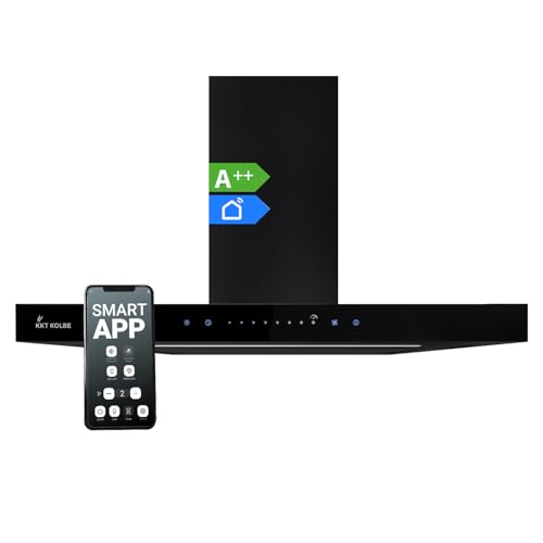 KKT KOLBE Dunstabzugshaube 60 cm | Wandhaube | Umluft | Abluft | Edelstahl | schwarzes Glas | WLAN | Nachlaufautomatik | SensorTouch Bedienung | FLAT6006S KKT KOLBE Dunstabzugshaube 60 cm | Wandhaube | Umluft | Abluft | Edelstahl | schwarzes Glas | WLAN | Nachlaufautomatik | SensorTouch Bedienung | FLAT6006S von KKT KOLBE