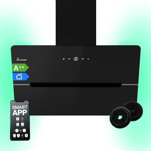 KKT KOLBE Dunstabzugshaube 80 cm | Umluft | Abluft | Kopffrei | Wandhaube | Edelstahl | Schwarz | Glas | Smart WiFi App | WLAN | RGBW-LED-Beleuchtung | ECCO809SHCM KKT KOLBE Dunstabzugshaube 80 cm | Umluft | Abluft | Kopffrei | Wandhaube | Edelstahl | Schwarz | Glas | Smart WiFi App | WLAN | RGBW-LED-Beleuchtung | ECCO809SHCM von KKT KOLBE