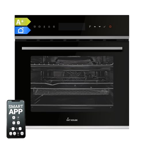 Einbaubackofen 60 cm | 70L | 2,8kW | Drehspieß | Pizzafunktion | Grill | Umluft | Heißluft | Automatik-Timer | 2-fach Wärmeschutzverglasung | WiFi App-Steuerung | EB8317HC Einbaubackofen 60 cm | 70L | 2,8kW | Drehspieß | Pizzafunktion | Grill | Umluft | Heißluft | Automatik-Timer | 2-fach Wärmeschutzverglasung | WiFi App-Steuerung | EB8317HC von KKT KOLBE