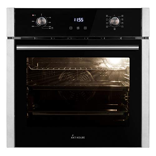 Einbaubackofen 60 cm | 70L | 2,8kW | Grill | Umluft | Heißluft | Teleskopauszüge | Automatik-Timer | 2-fach Wärmeschutzverglasung | EB8010ED Einbaubackofen 60 cm | 70L | 2,8kW | Grill | Umluft | Heißluft | Teleskopauszüge | Automatik-Timer | 2-fach Wärmeschutzverglasung | EB8010ED von KKT KOLBE