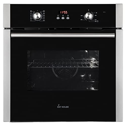 KKT KOLBE Einbaubackofen 60 cm | autark | 70L | 3kW | Heißluft | Automatik-Timer | 2-fach Wärmeschutzverglasung | Kindersicherung | Knebelbedienung | BO8805SS von KKT KOLBE