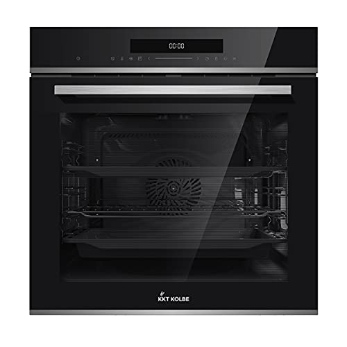 Einbaubackofen 60 cm | 72L | 3,2kW | Pyrolyse | Pizzafunktion | Grill | Umluft | Heißluft | Teleskopauszüge | Automatik-Timer | EB8019EDP von KKT KOLBE