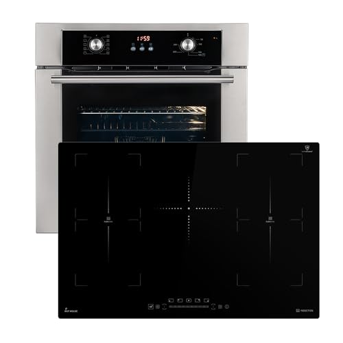 Herdset: 60cm Einbaubackofen BO8810SS + 77cm Induktionskochfeld IH87705FZ | Heißluft | Teleskopauszüge | Automatik-Timer | 2-fach Wärmeschutzverglasung | Kindersicherung | SET8810IH77FZ Herdset: 60cm Einbaubackofen BO8810SS + 77cm Induktionskochfeld IH87705FZ | Heißluft | Teleskopauszüge | Automatik-Timer | 2-fach Wärmeschutzverglasung | Kindersicherung | SET8810IH77FZ von KKT KOLBE