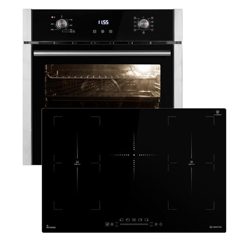 Herdset: 60cm Einbaubackofen EB8010ED + 77cm Induktionskochfeld IH87705FZ | Grill | Umluft | Heißluft | Teleskopauszüge | Automatik-Timer | 2-fach Wärmeschutzverglasung | SET8010IH77FZ Herdset: 60cm Einbaubackofen EB8010ED + 77cm Induktionskochfeld IH87705FZ | Grill | Umluft | Heißluft | Teleskopauszüge | Automatik-Timer | 2-fach Wärmeschutzverglasung | SET8010IH77FZ von KKT KOLBE