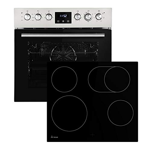 Herdset: 60cm Einbaubackofen EH6309ED + 59,5cm Glaskeramik Kochfeld EM5901RL Grill Umluft Teleskopauszüge Automatik-Timer 2-fach Wärmeschutzverglasung SET6309ED Herdset: 60cm Einbaubackofen EH6309ED + 59,5cm Glaskeramik Kochfeld EM5901RL Grill Umluft Teleskopauszüge Automatik-Timer 2-fach Wärmeschutzverglasung SET6309ED von KKT KOLBE