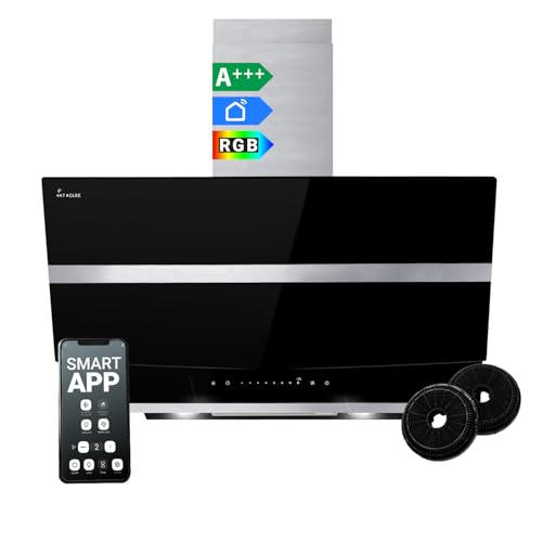 KKT KOLBE A+++ Dunstabzugshaube 80 cm 782 cbm/h Kopffreie Wandhaube Edelstahl schwarzes Glas WLAN RGBW-LED-Beleuchtung SensorTouch Bedienung HERMES8005SM KKT KOLBE A+++ Dunstabzugshaube 80 cm 782 cbm/h Kopffreie Wandhaube Edelstahl schwarzes Glas WLAN RGBW-LED-Beleuchtung SensorTouch Bedienung HERMES8005SM von KKT KOLBE