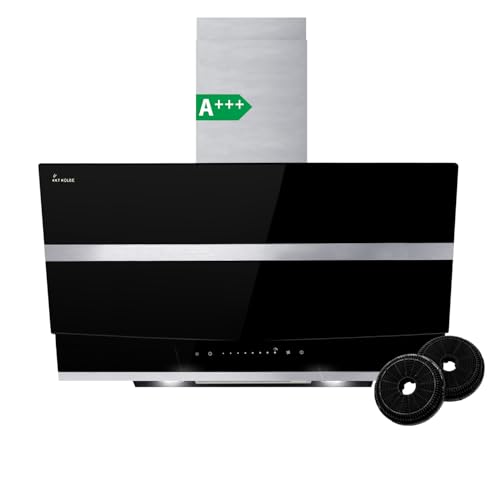 KKT KOLBE A+++ Dunstabzugshaube 80 cm Kopffreie Wandhaube Edelstahl schwarzes Glas Nachlaufautomatik LED-Beleuchtung SensorTouch-Bedienung HERMES8005S KKT KOLBE A+++ Dunstabzugshaube 80 cm Kopffreie Wandhaube Edelstahl schwarzes Glas Nachlaufautomatik LED-Beleuchtung SensorTouch-Bedienung HERMES8005S von KKT KOLBE