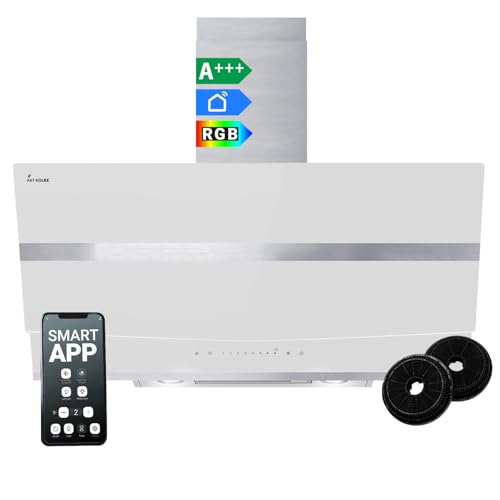 KKT KOLBE A+++ Dunstabzugshaube 90 cm 782 cbm/h Kopffreie Wandhaube Edelstahl weißes Glas WLAN RGBW-LED-Beleuchtung SensorTouch Bedienung HERMES9005WM KKT KOLBE A+++ Dunstabzugshaube 90 cm 782 cbm/h Kopffreie Wandhaube Edelstahl weißes Glas WLAN RGBW-LED-Beleuchtung SensorTouch Bedienung HERMES9005WM von KKT KOLBE