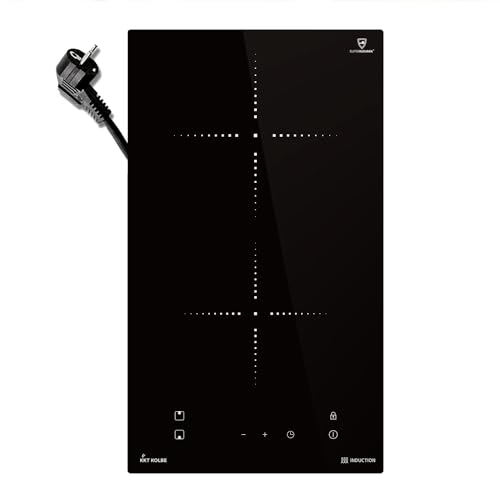 KKT KOLBE Doppel Induktionskochfeld 30 cm Autark | Glaskeramik | 2 Zonen | 9 Stufen | Rahmenlos | Timer | Topferkennung | Tastensperre | IND294 KKT KOLBE Doppel Induktionskochfeld 30 cm Autark | Glaskeramik | 2 Zonen | 9 Stufen | Rahmenlos | Timer | Topferkennung | Tastensperre | IND294 von KKT KOLBE