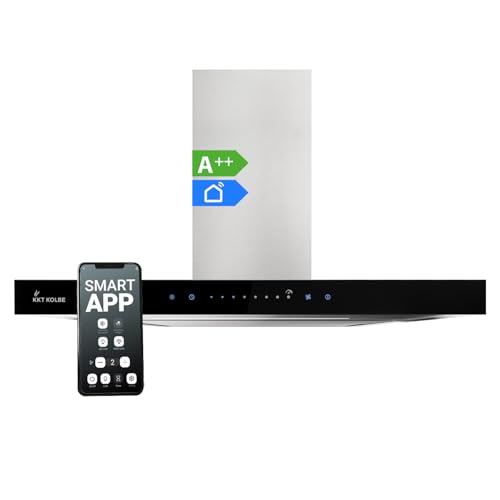 KKT KOLBE Dunstabzugshaube 60 cm | Wandhaube | Umluft | Abluft | Edelstahl | schwarzes Glas | WLAN | Nachlaufautomatik | SensorTouch Bedienung | FLAT6006ED KKT KOLBE Dunstabzugshaube 60 cm | Wandhaube | Umluft | Abluft | Edelstahl | schwarzes Glas | WLAN | Nachlaufautomatik | SensorTouch Bedienung | FLAT6006ED von KKT KOLBE