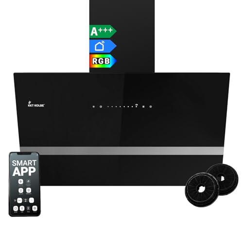 KKT KOLBE Dunstabzugshaube 80 cm 782 cbm/h Umluft Abluft Kopffrei Wandhaube Schwarz Glas Smart WiFi App WLAN RGBW-LED-Beleuchtung EASY8005SM KKT KOLBE Dunstabzugshaube 80 cm 782 cbm/h Umluft Abluft Kopffrei Wandhaube Schwarz Glas Smart WiFi App WLAN RGBW-LED-Beleuchtung EASY8005SM von KKT KOLBE