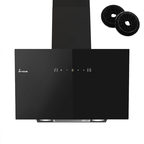 KKT KOLBE Dunstabzugshaube 80cm Abluft Umluft | Wandhauben Kopffrei | Schwarz | Glas | SensorTouch | Nachlaufautomatik | LED Licht | TRIO8015B KKT KOLBE Dunstabzugshaube 80cm Abluft Umluft | Wandhauben Kopffrei | Schwarz | Glas | SensorTouch | Nachlaufautomatik | LED Licht | TRIO8015B von KKT KOLBE