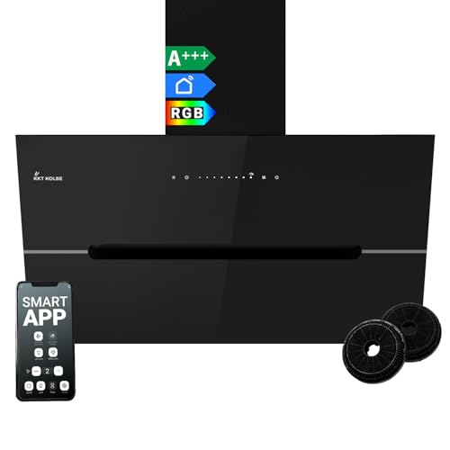KKT KOLBE Dunstabzugshaube 90 cm | 782 cbm/h Umluft Abluft | Kopffrei | Wandhaube | Schwarz Glas | Smart WiFi App WLAN | RGBW-LED-Beleuchtung | ECCO9005SM KKT KOLBE Dunstabzugshaube 90 cm | 782 cbm/h Umluft Abluft | Kopffrei | Wandhaube | Schwarz Glas | Smart WiFi App WLAN | RGBW-LED-Beleuchtung | ECCO9005SM von KKT KOLBE