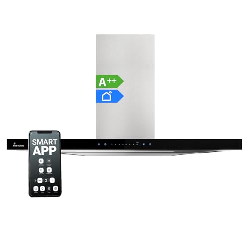 KKT KOLBE Dunstabzugshaube 90 cm | Wandhaube | Umluft | Abluft | Edelstahl | schwarzes Glas | WLAN | Nachlaufautomatik | SensorTouch Bedienung | FLAT9006ED KKT KOLBE Dunstabzugshaube 90 cm | Wandhaube | Umluft | Abluft | Edelstahl | schwarzes Glas | WLAN | Nachlaufautomatik | SensorTouch Bedienung | FLAT9006ED von KKT KOLBE