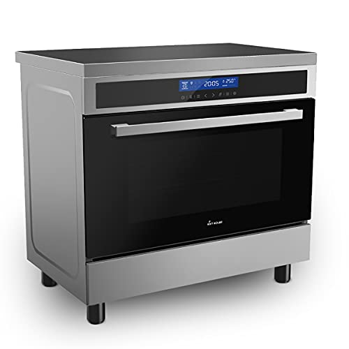 KKT KOLBE Kochzentrum | Standherd mit Induktionskochfeld | 90cm | 108 l | 4 Zonen | 15 Heizstufen | Teleskopauszug | Drehspieß | Grill | SensorTouch | CC9001IND KKT KOLBE Kochzentrum | Standherd mit Induktionskochfeld | 90cm | 108 l | 4 Zonen | 15 Heizstufen | Teleskopauszug | Drehspieß | Grill | SensorTouch | CC9001IND von KKT KOLBE