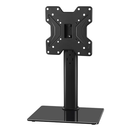 KKTONER Universal TV Standfuß für 13 Zoll bis 43 Zoll LED TV Table Top TV Mount Stand mit schwenkbarem höhenverstellbarem Halt bis 35kg KKTONER Universal TV Standfuß für 13 Zoll bis 43 Zoll LED TV Table Top TV Mount Stand mit schwenkbarem höhenverstellbarem Halt bis 35kg von KKTONER