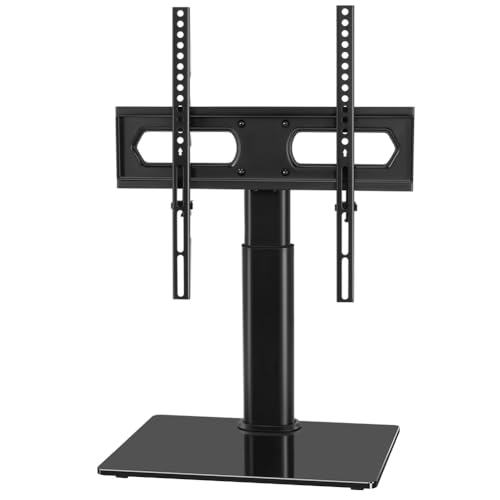 KKTONER TV Ständer Universal für 27 bis 65 Zoll Freistehend mit Gehärtetem Glas Kabelführung, Höhenverstellbar Drehbar, Tragkraft bis 40kg KKTONER TV Ständer Universal für 27 bis 65 Zoll Freistehend mit Gehärtetem Glas Kabelführung, Höhenverstellbar Drehbar, Tragkraft bis 40kg von KKTONER