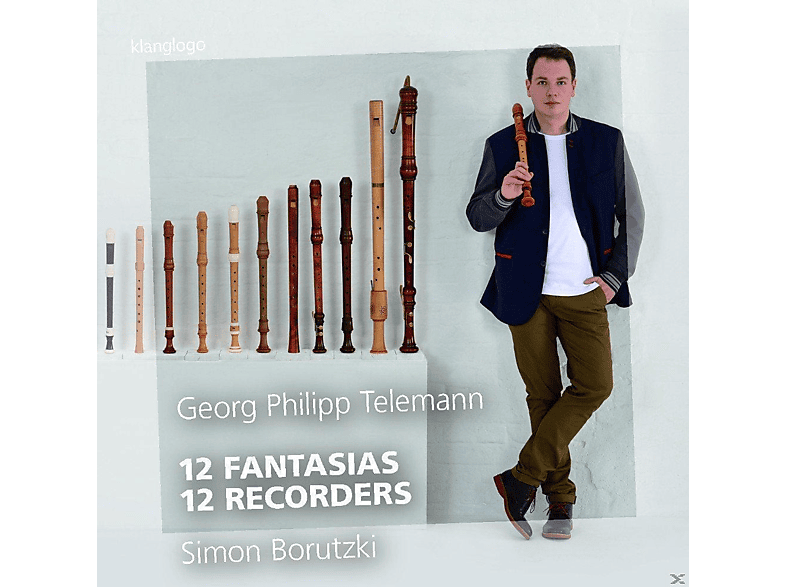 Simon Borutzki - 12 Fantasias Recorders (CD) von KLANGLOGO