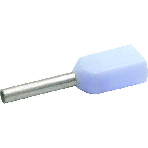 Klauke 8688 Doppel-Düsenhülse, 0,34 mm² x 8 mm, teilisoliert, Türkis, 1000 Stück Klauke 8688 Doppel-Düsenhülse, 0,34 mm² x 8 mm, teilisoliert, Türkis, 1000 Stück von Klauke