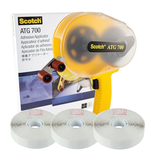 3M Scotch ATG 700 Handabroller | inklusive 3x Superdots Klebepunkte | Starterset | verschiedenen Klebestärken 3 x 1007, permanent von KLEBESHOP24