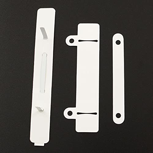 Abheftmechaniken selbstklebend | 4-teilig 150 x 16 mm, weiß | 20, 100 oder 250 Stück | Heftstreifen zum Kleben | Abheftstreifen für Mappen, Akten & Ordner / 1500 Stück von KLEBESHOP24